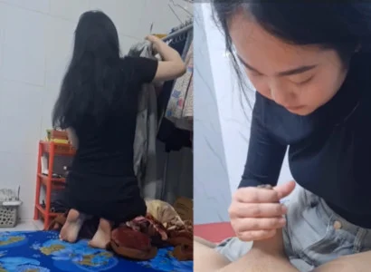 Thằng bạn ốm được cô em gái thổi kèn miễn phí